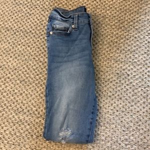 Kendall and Kylie high rise ripped skinny jeans